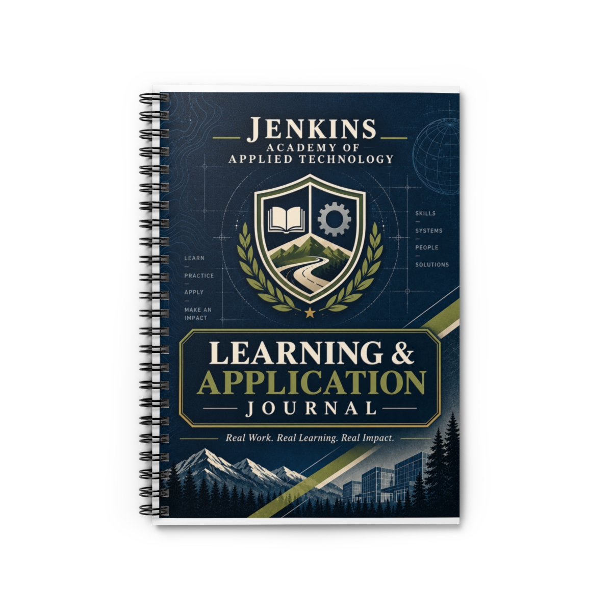 Jenkins Academy of Applied Technology Spiral Notebook - Ruled Line