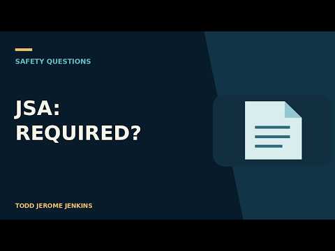 Video thumbnail: Is a Job Safety Analysis Required by OSHA? | JSA Explained