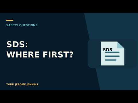 Video thumbnail: What Is a Safety Data Sheet and How Do You Read It?