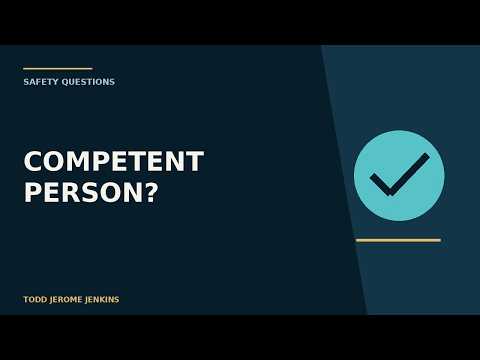 Video thumbnail: What Is an OSHA Competent Person?